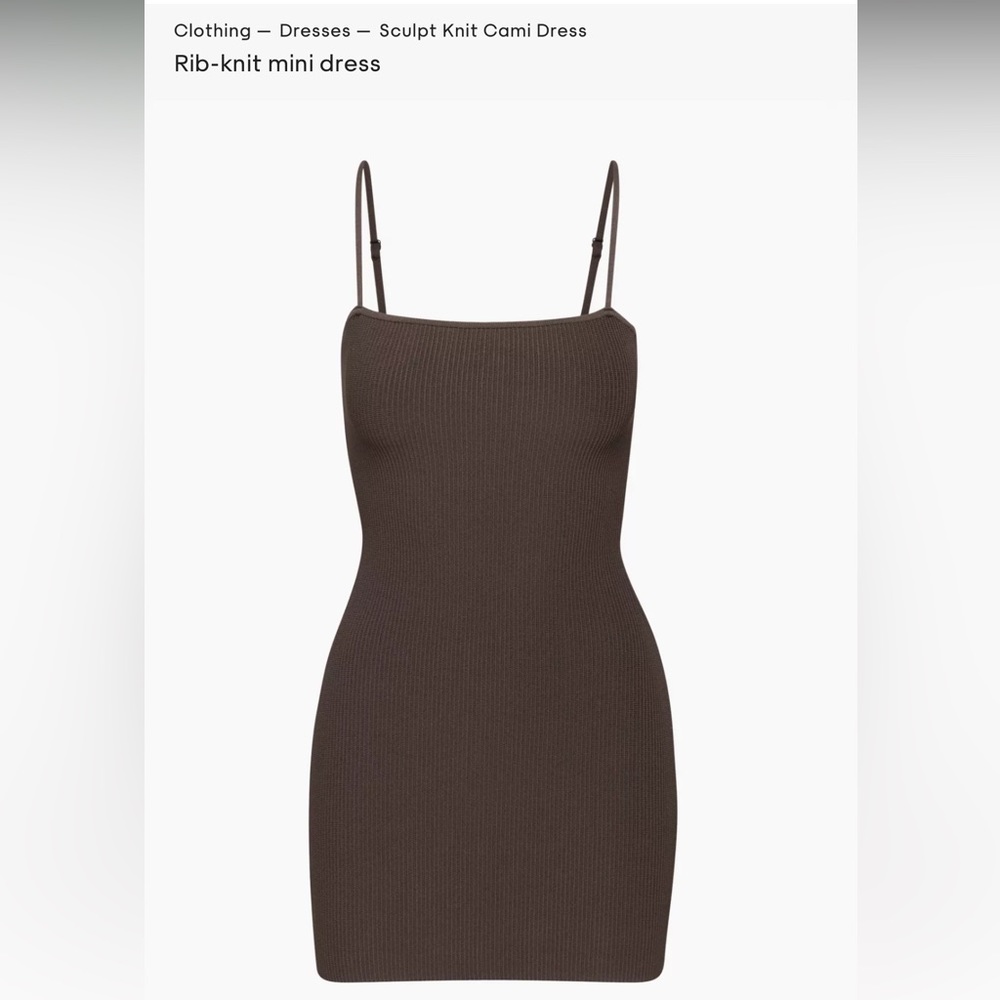 Sculpt knit cami dress